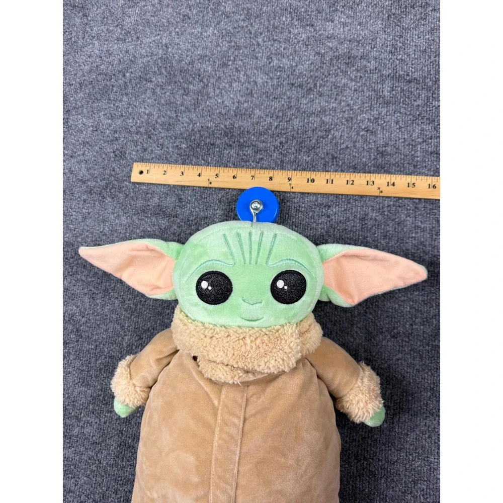 Star Wars Mandalorian Grogu Plush Backpack The Child Bioworld Green Tan 12